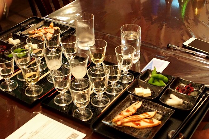 1.5-Hour Kyoto Insider Sake Experience with 7 Tastings & Pairings - The cheat sheet is more useful than it sounds