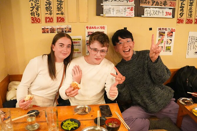 [1 Group Only] Tokyo Shinjuku Food Tour for Family - Finish with sake and Japanese snacks in Kabukicho