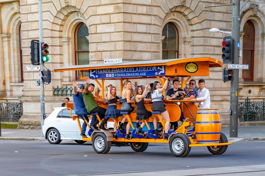 Adelaide: HandleBar Bike Tour with Pub Stops & Dinner Option - Key points before you book