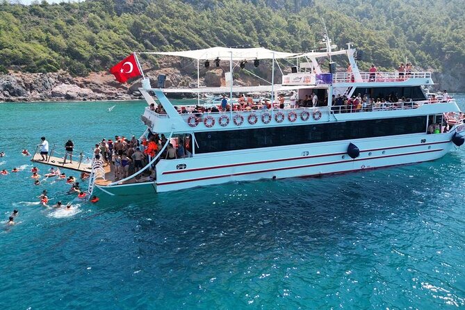 Alanya Boat Trip With Lunch, Unlimited Drinks & Hotel Pickup - Sailing past the Old Shipyard and three famous caves