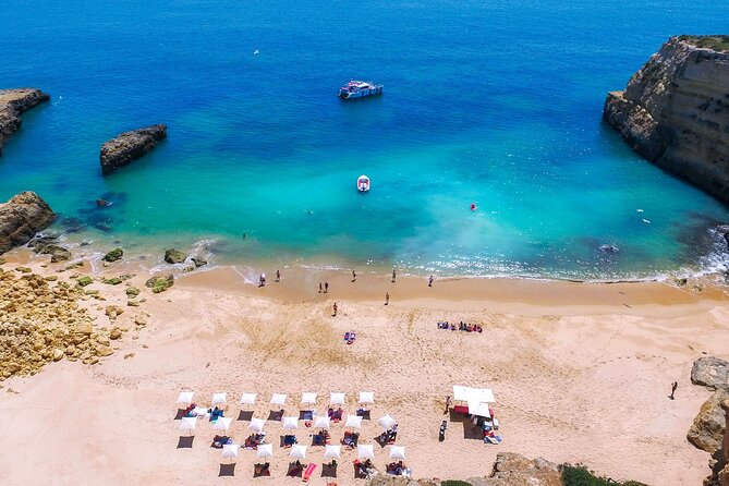 Albufeira Beach BBQ with Caves and Coastline Cruise with Open Bar - Benagil Caves and the limits of a sea tour