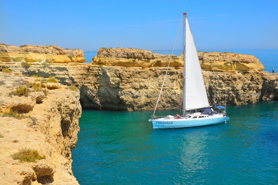 Albufeira: Sailing Boat Cruise BBQ & Open Bar on the Beach - Swimming, sun, and getting wet