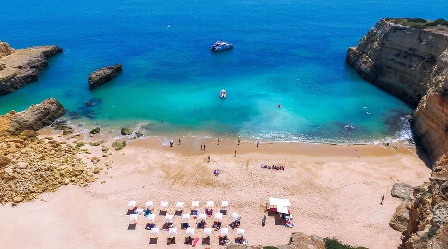 Albufeira: Sightseeing Cruise with Beach BBQ and Open Bar - The best parts of the day at a glance