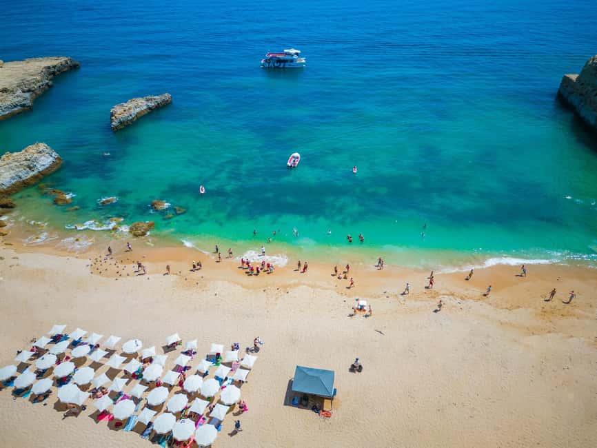 Albufeira: Sightseeing Cruise with Beach BBQ and Open Bar - A beach BBQ with more than the usual snack plate