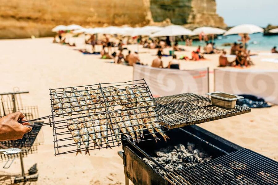 Albufeira: Sightseeing Cruise with Beach BBQ and Open Bar - Coastal sightseeing, caves, and possible dolphin sightings