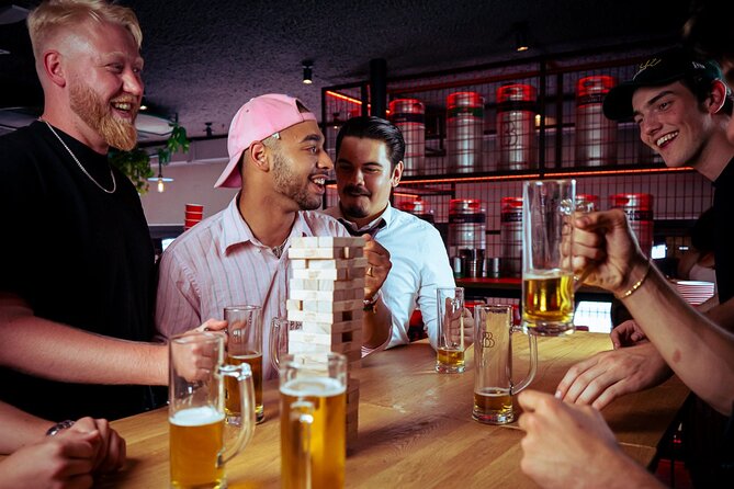 Amsterdam Beer Olympics - A game-master keeps the group moving
