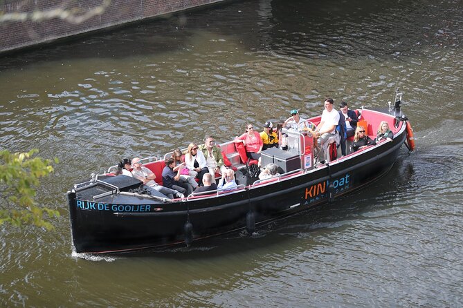 Amsterdam Canal Cruise in Open Boat with Unlimited Drinks Option - Setting out near Westerkerk