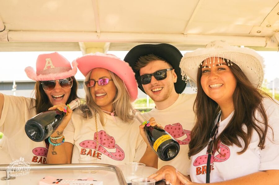 Amsterdam: Dutch Prosecco Party Bike - Price and value at $37 per person