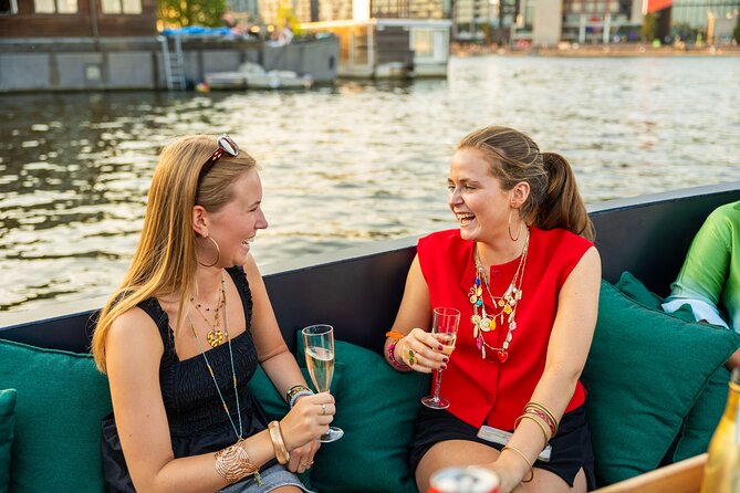 Amsterdam: Guided Open Boat Canal Cruise Unlimited Drinks Option - Brouwersgracht and the return to Central Station