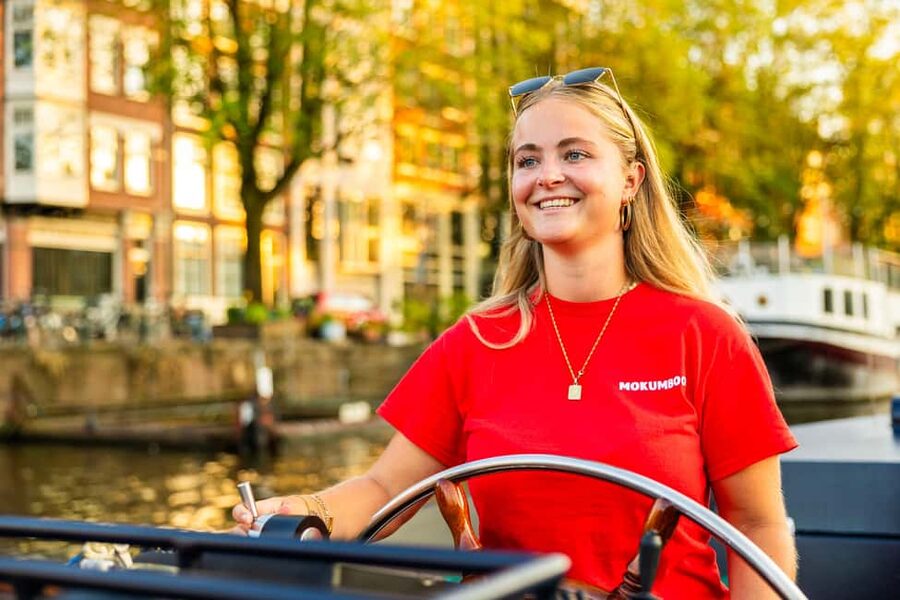 Amsterdam: Guided Open Boat Cruise Unlimited Drinks Option - Keizersgracht to the Anne Frank House