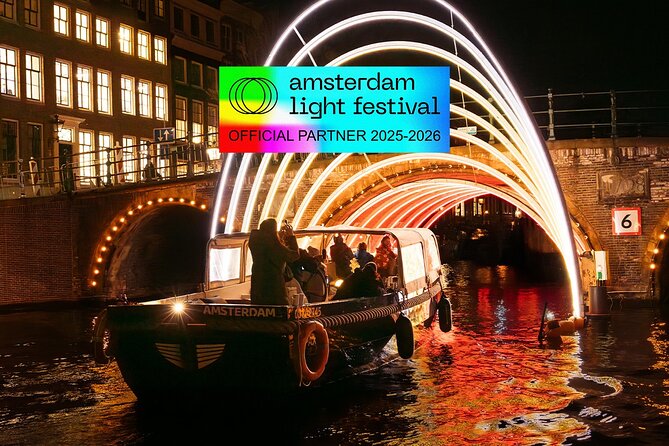 Amsterdam: Light Festival Boat with Unlimited Drinks & Snack - Starting at Starboard Dock