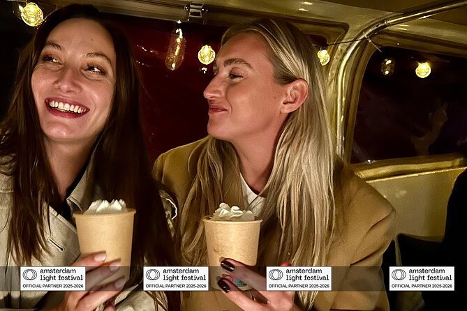 Amsterdam: Light Festival Boat with Unlimited Drinks & Snack - The Amstel and the legend of the Skinny Bridge