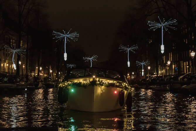 Amsterdam Light Festival: Canal Cruise + Bite & Unlimited Drinks - Key points to know before booking