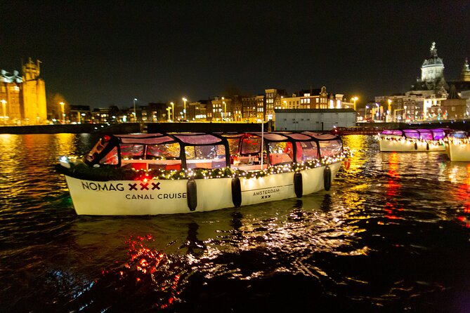 Amsterdam Light Festival: Canal Cruise + Snack & Unlimited Drinks - Drinks, snacks, and the meaning of the upgrade