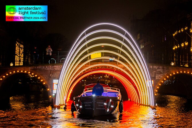 Amsterdam Light Festival Canal Cruise + Unlimited Drinks Option - Seeing Amsterdam’s Light Festival from the water
