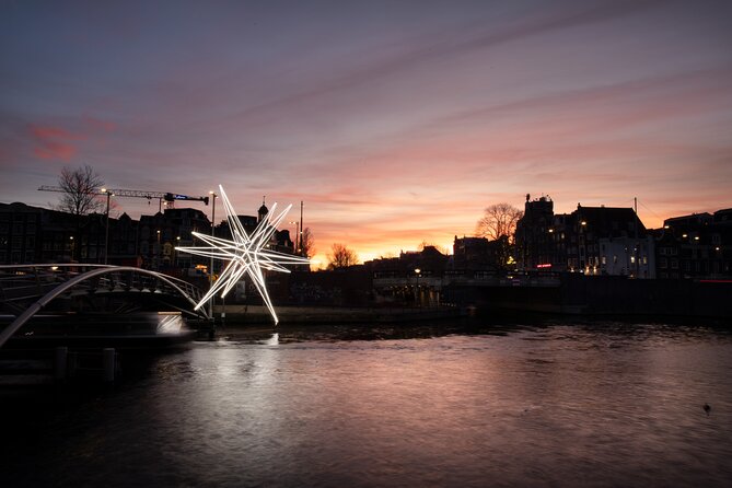 Amsterdam Light Festival Canal Cruise + Unlimited Drinks Option - Commentary in English and the role of the captain