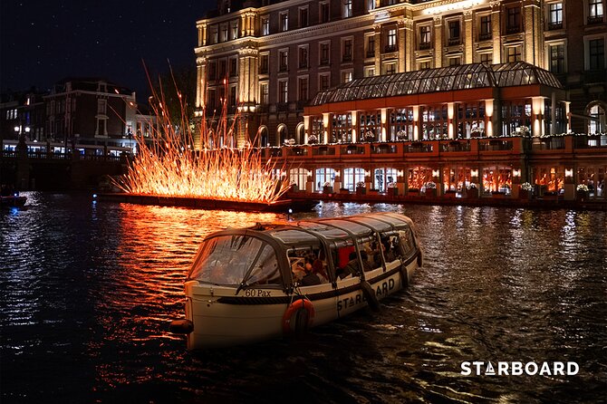 Amsterdam: Light Festival Cruise with Unlimited Drinks Option - Unlimited drinks and the question of food
