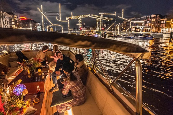 Amsterdam Small-Group Evening Canal Cruise Including Wine, Craft Beer, Cheese - The major sights pass by from the water