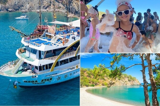 Antalya / Kemer : Mega Star Party Boat Trip w/ Lunch & Transfer - Quick facts about the Mega Star boat trip