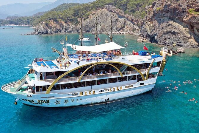 Antalya / Kemer : Mega Star Party Boat Trip w/ Lunch & Transfer - From your Antalya hotel to Kemer Marina