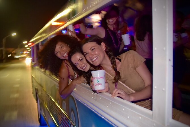 Aruba Nightlife and Barhopping on Chogogo Party Bus - Cruising downtown with the music turned up
