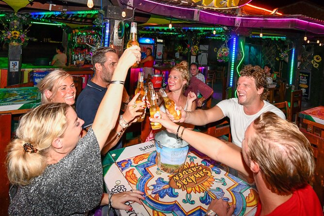 Aruba Nightlife and Barhopping on Chogogo Party Bus - The final stop at Noord or Eagle Beach