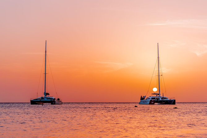 Aruba Sunset Sail with Appetizers and Open Bar - Cruising Along Palm Beach as the Light Fades