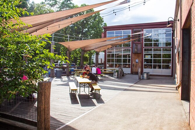 Asheville Brewery Tour - The monster truck sets the mood at 36 Montford Avenue