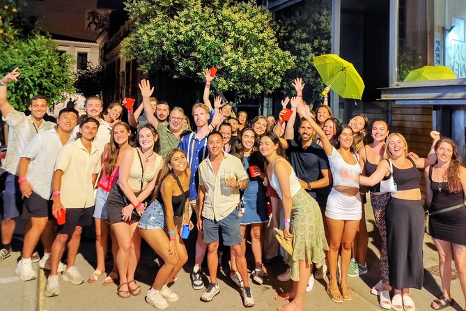 Athens Pub Crawl with 1hr Open Bar & VIP Nightclub Access - Starting at 10 p.m. in central Athens