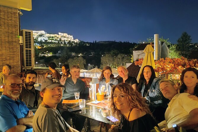 Athens: Rooftop Pub Crawl w/ Acropolis Views & Party - The first rooftop and the Acropolis after dark
