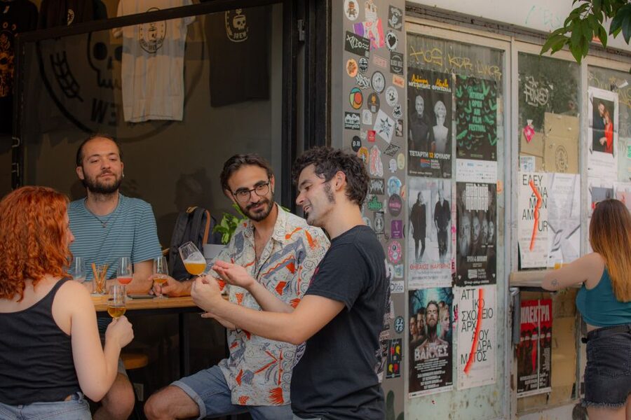 Athens: Walk and Beer Tasting - Arriving at Strange Brew Taproom and Bottleshop