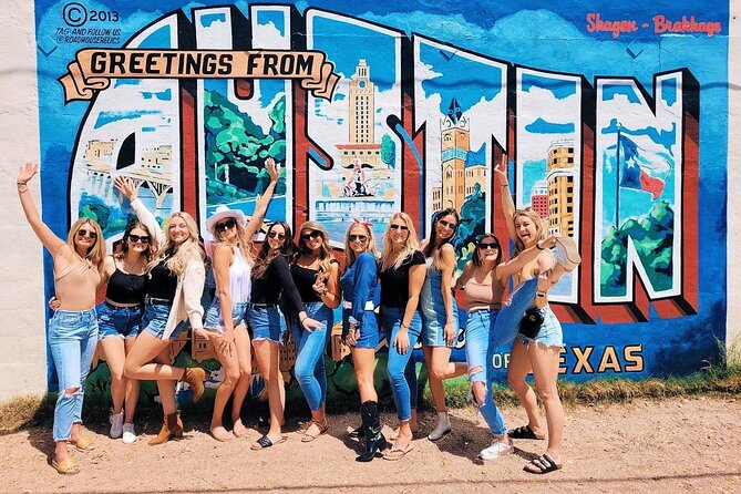 Austin Murals & Mimosas Roofless Party Bus Tour - Key points at a glance