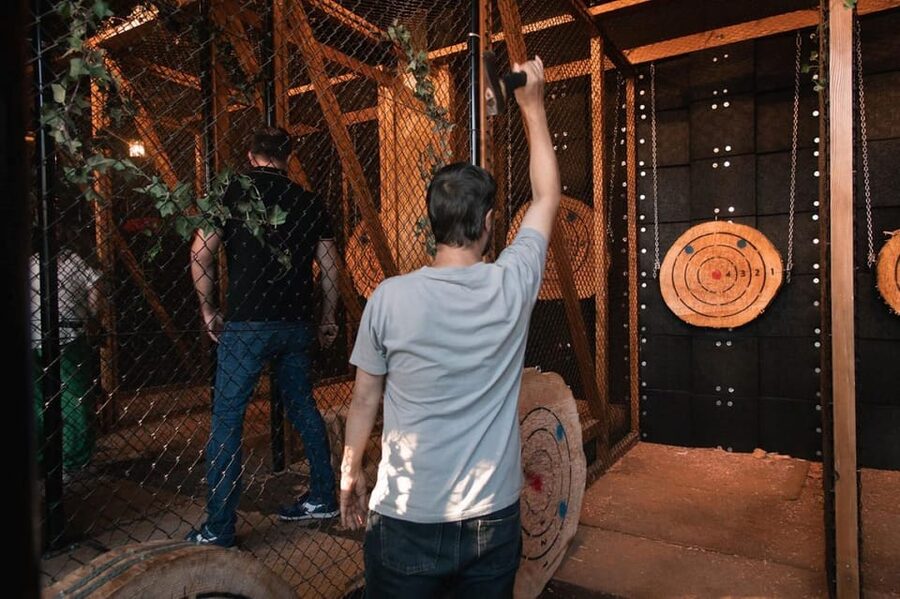 Axe Throwing Experience - Games, tournaments, and trick shots after the basics
