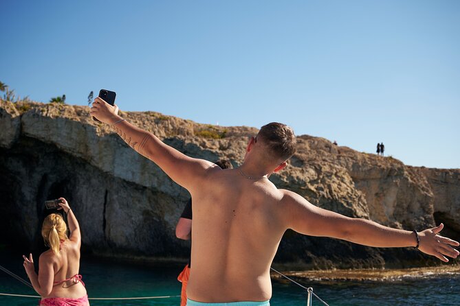 Ayia Napa: Blue Lagoon & Cavo Greco Cruise with Lunch & Open Bar - A possible third stop at Lovers Bridge