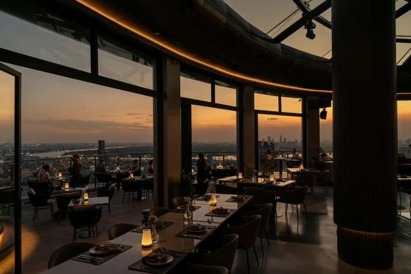 Bangkok: Cielo Sky Bar & Restaurant Rooftop - The 90-minute dining rhythm