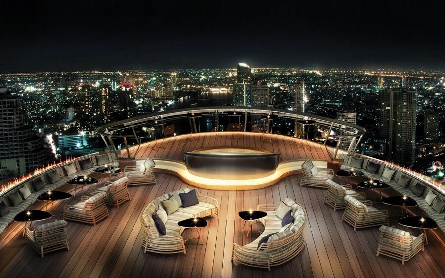 Bangkok: Lebua Rooftop Bar Reservation & Round-Trip Transfer - Alfresco 64 and its whiskey focus