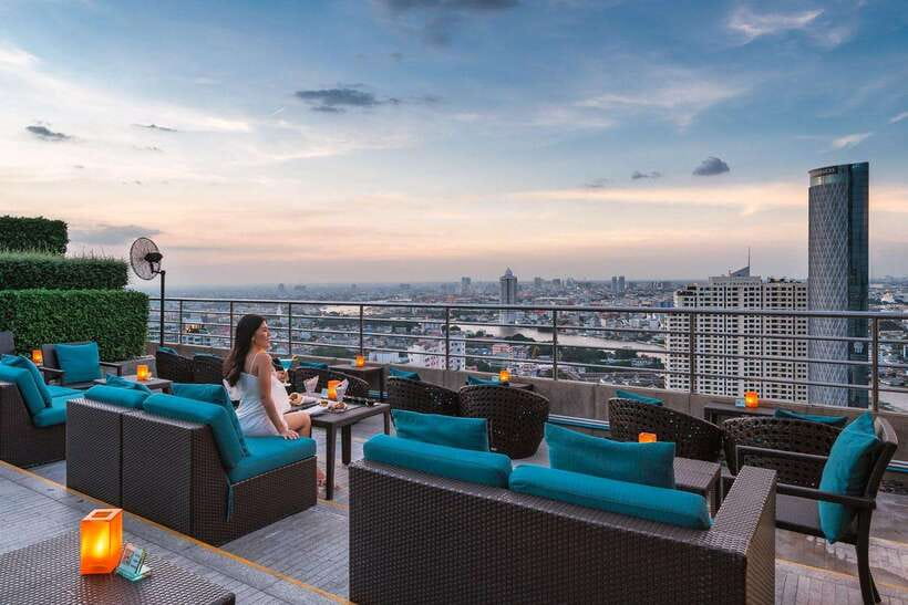 Bangkok: ThreeSixty Rooftop Bar at Millennium Hilton - Arriving at the Millennium Hilton