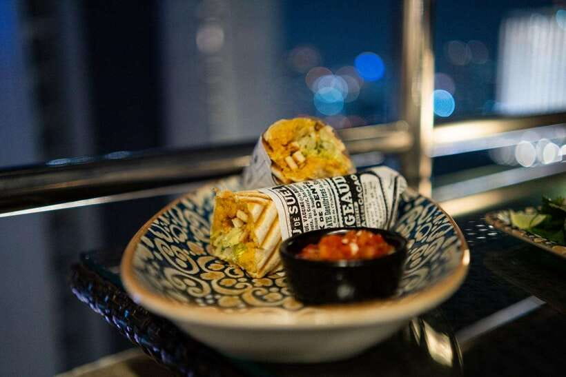 Bangkok: ThreeSixty Rooftop Bar at Millennium Hilton - Food and drinks that can replace a light dinner