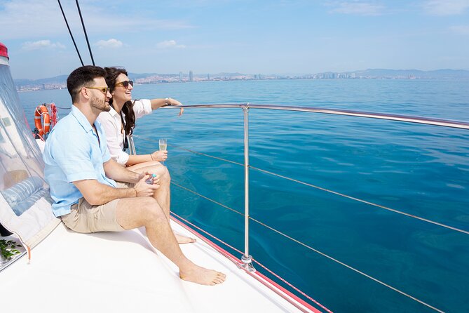 Barcelona Catamaran Cruise with Tapa & Drink Included - Daytime sailing and the 30-minute swim