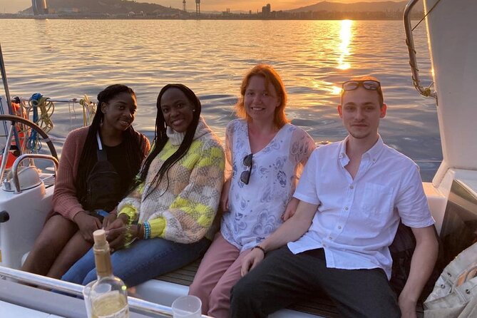Barcelona: Mediterranean Sailing Experience with Open Bar - The skyline from the Costa de Barcelona
