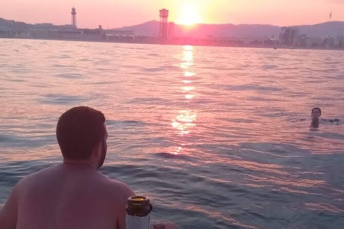 Barcelona Sensational Sunset Tour with Open Bar and Snacks - Frank Gehry’s Fish sculpture from the sea