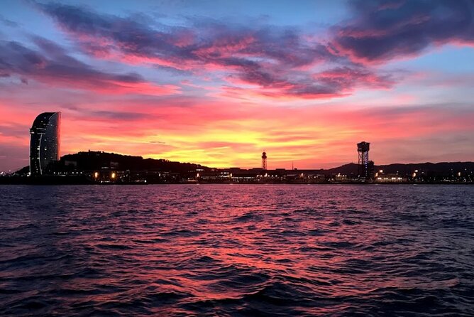 Barcelona Sensational Sunset Tour with Open Bar and Snacks - Sunset views, with one important catch