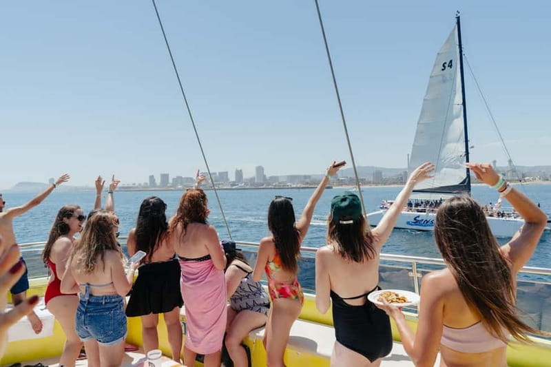 Barcelona: Snack, Swim & Party Boat - The DJ and the social side
