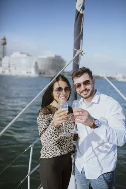 Barcelona: Sunset Sailboat Cruise with Open Bar and Snacks - Key points to know before booking