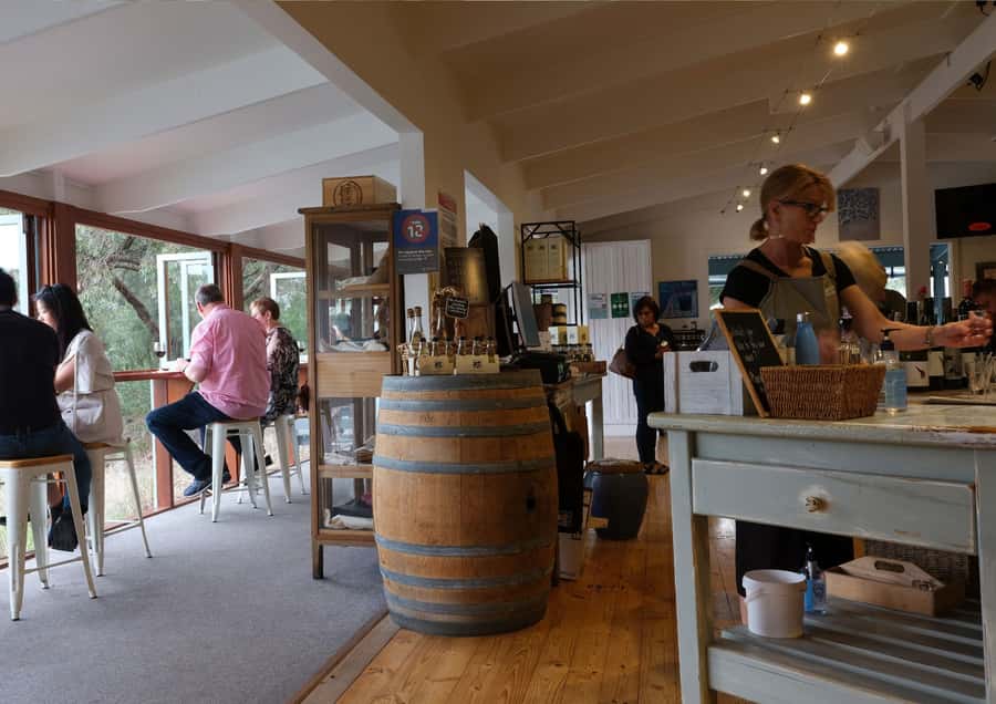 Barossa Valley: Maggie Beer's Wine Tasting & Cheese Platter - A full glass and Maggie Beer’s cheese platter
