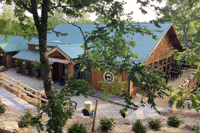 Bear Creek Winery and Brewery history, tasting, with lunch tour - Bear Creek’s Ozarks setting near Branson
