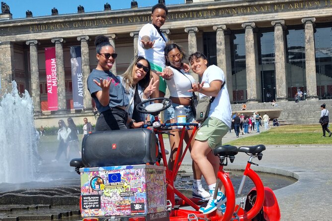 Beer Bike & Party Bike Highlights Berlin City Tour including pick-up - The Holocaust Memorial and Tiergarten