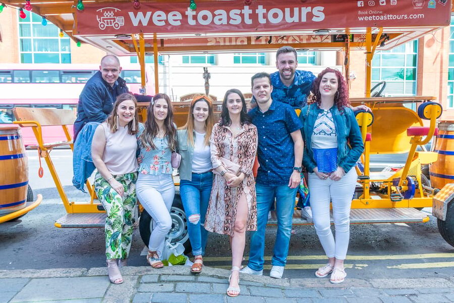 Belfast: City Centre Beer Bike Tour - How the 16-person bike actually works