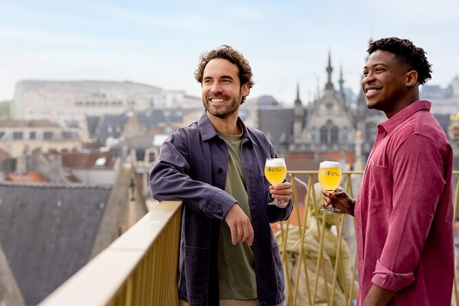 Belgian Beer World Experience: Guided Beer Tasting + Rooftop Beer - The 360-degree Brussels view
