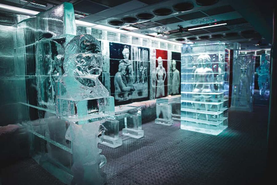 Bergen: Magic Ice Bar Entry Ticket with Welcome Drink - Entering Magic Ice Bergen at sub-zero temperature